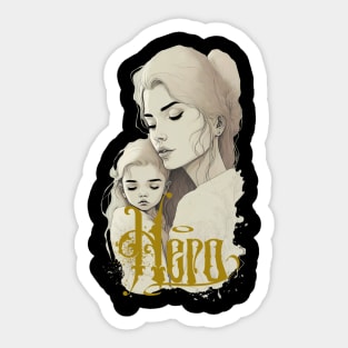 Mother's Day Mama hero Beautiful Mother Sticker